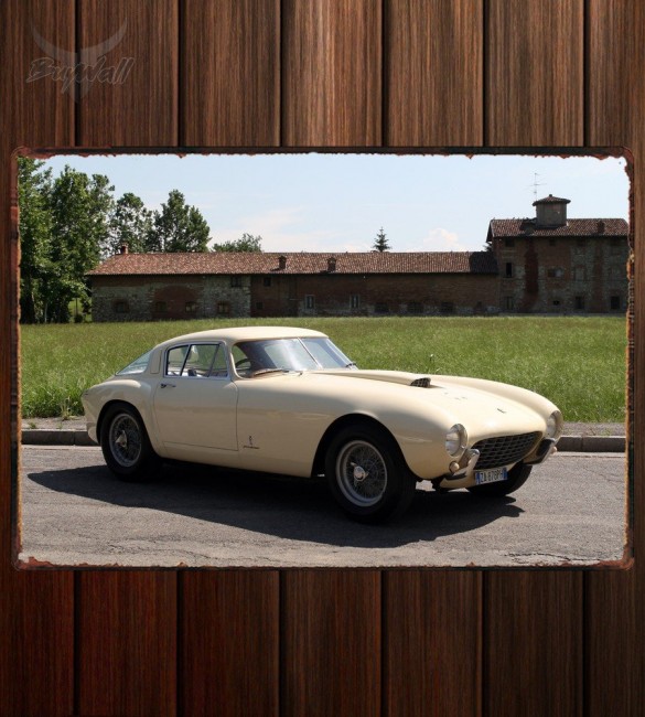 Металлическая табличка Ferrari 340 375 MM Pinin Farina Berlinetta Металлическая табличка Ferrari 340 375 MM Pinin Farina Berlinetta